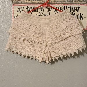 Lace shorts